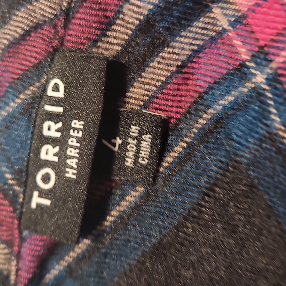 Flannel tunic